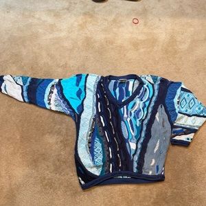 COOGI multicolored cotton sweater. Men’s L never been worn.